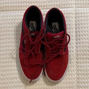 Vans Red and Black Sneakers